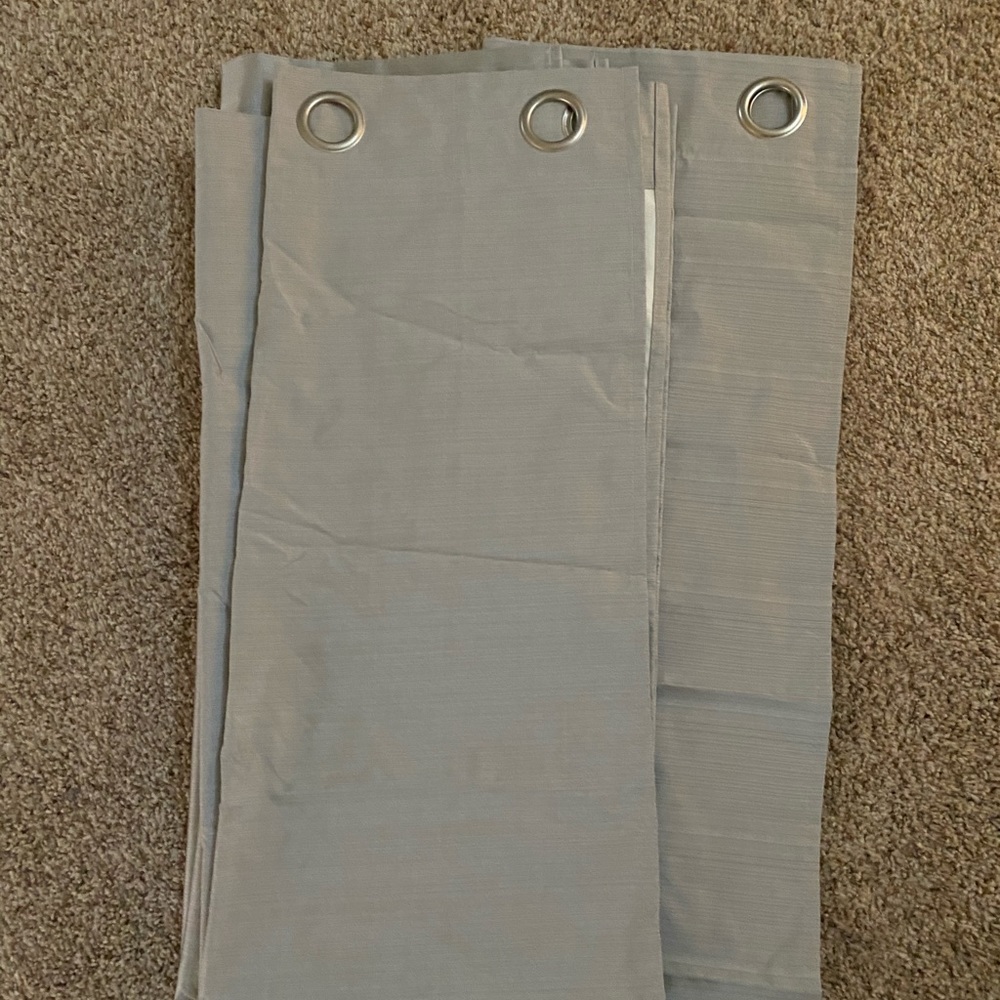 6 Grey Curtains